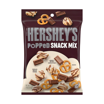 12 Pack x Hershey's Popped Snack Mix - 113g